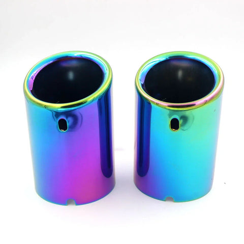 Toyota Camry 2018 2019 Pair Rear Stainless Steel Exhaust Muffler End Tip Fit