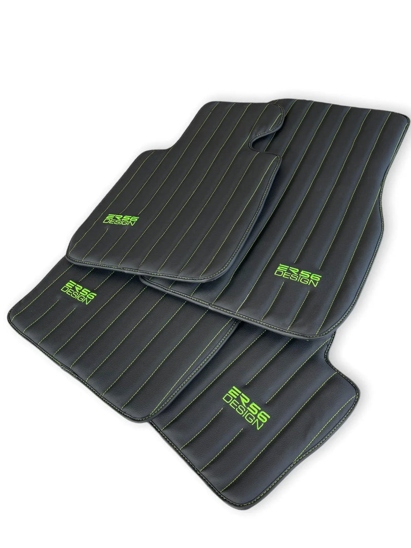 Rolls Royce Cullinan Black Leather 2019-2023 Floor Mats