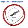 Yamaha Red 1pcs 20ft 236 Inch Marine Type Shift Remote Control Box Cable
