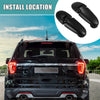 Ford 2 x Rear Window Hinge Set (Fits Various Models)