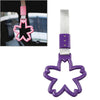 Subway Train Bus - Purple JDM Flower Ring Car Handle Strap Charm