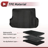 Lexus RX350 RX450h 2016-2022 TPE Cargo Liner Replacement Black Trunk Mat