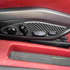 Porsche 911 992 2019-2023 Soft Carbon Fiber Seat Adjust Button Panel Trim