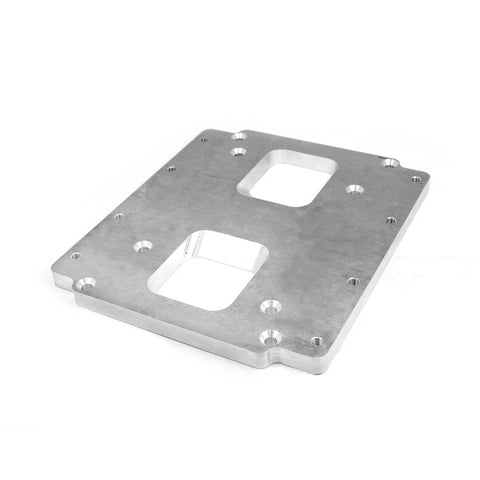 Ford 302 351C Twin Carburettor Manifold Adapter Plate