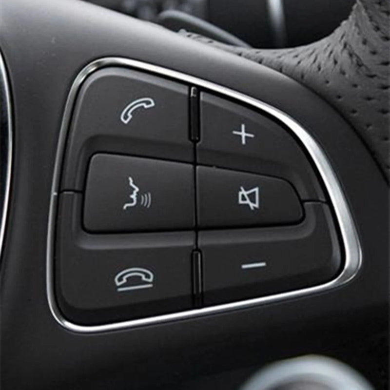 Mercedes Benz W231 W172 1x Black Right Steering Wheel Button (2016-19)