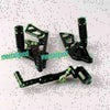 Suzuki GSXR600 GSXR750 Black Rearset Foot Pegs (2011-2023)