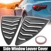 Toyota 86 1 Pair Rear Side Window Louvers Cover Matte Black (2013–2021)