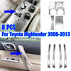 Toyota Highlander 8PCS Door Handle GearShift Panel Trim Cover (2008–2013)