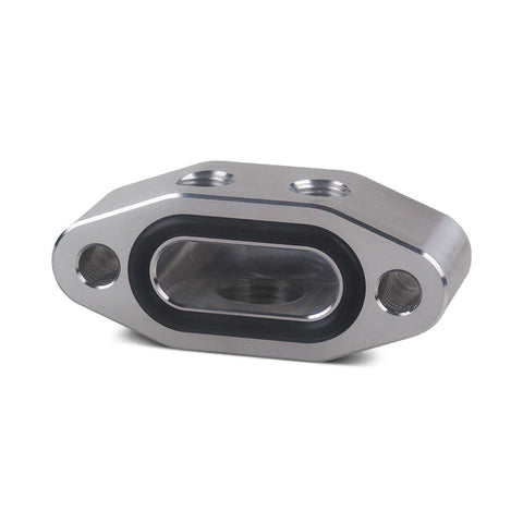 LS Aluminum Alloy Oil Feed Line Adapter Plate M16 x 1.5