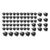 Harley Touring Road King Softail Trike 62X Engine Bolt Black Cap Kit (18-24)