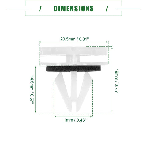 Chevrolet Avalanche 40 x Rocker Panel Clips (2007-2013)