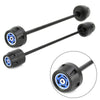 Ducati Scrambler Fork Swingarm Crash Pads Axle Set Blue (2015-2023)