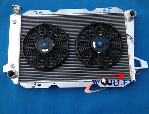 Ford F100 F150 F250 F350 Bronco V8 3 Row Aluminum Radiator + Fan (1983-1997)