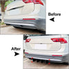 VW Tiguan L MK2 Standard Edition Black Rear Bumper Spoiler Protector (2021-2023)