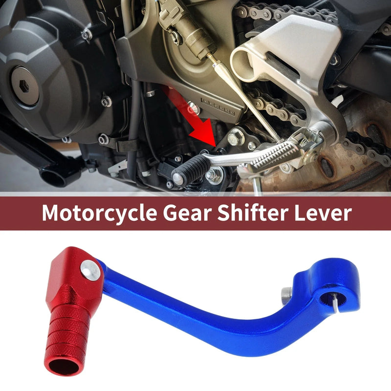 Honda CRF110F 2013-2018 Blue & Red Folding Shifter Lever