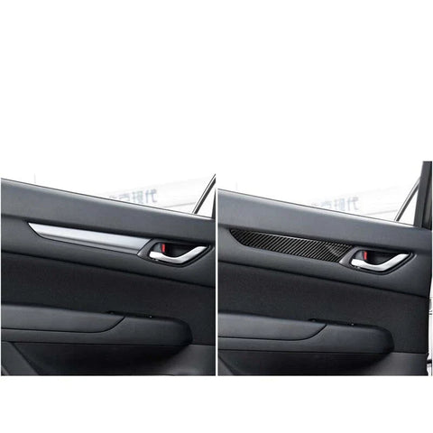 Mazda CX-5 2017-2018 4pcs Carbon Fiber Side Door Panel Decor Trim Fit