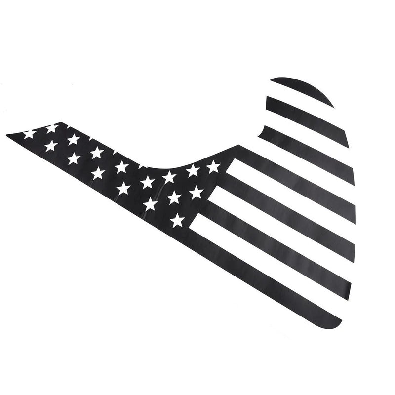 Jeep Wrangler JL / JT Gladiator Black Fender Vent Flag Sticker (2018-2020)