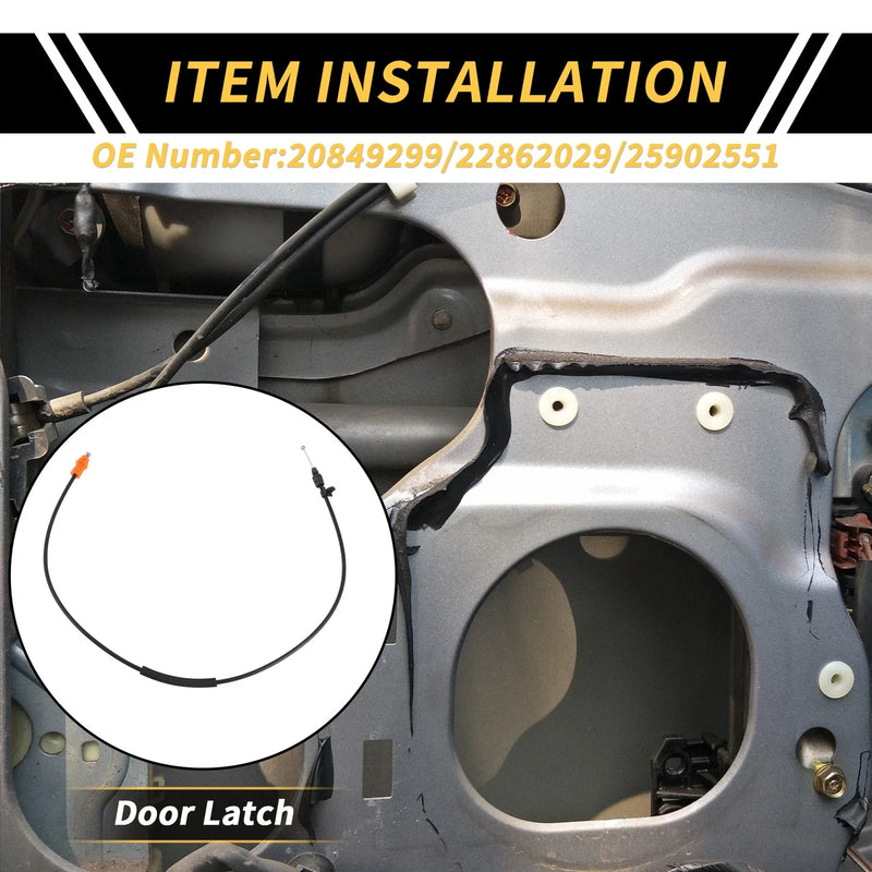 Chevrolet Silverado GMC Sierra Door Latch Release Cable