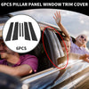 BMW 3 Series E90 Sedan 6 x Car Pillar Window Trim Covers (2005-2012)
