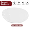 Honda Z50 / Z50R 1979-1987, MR50 / XR75 1974-1978 Front Side White Number Plate