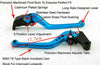 Buell XB12 XB9 Ulysses (2003-2010) Blue 2 x Brake Clutch Lever