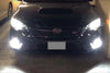 H27 () - Pair Hi-Power 8000LM 40W Pure White LED Fog DRL Spot Lights