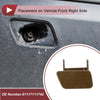 BMW 525i Brown Bumper Headlight Washer Nozzle Cover Cap (2004 - 2005)