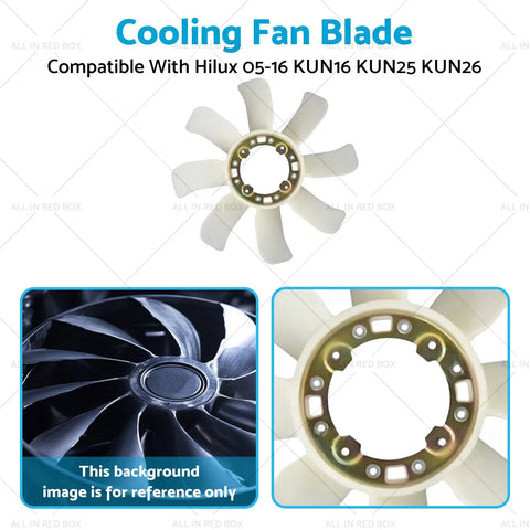Toyota Hilux 7-Blade Cooling Fan (2005-2016)
