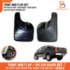 Toyota Hilux Vigo Fortuner Black Rubber Front Mud Flap Splash Guard (05-14)