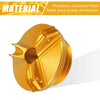 Yamaha YZF-R6 Oil Filler Cap Plug Cover Gold Tone