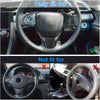 Honda Civic Carbon Fiber Black Steering Wheel Cover (2016-2021)