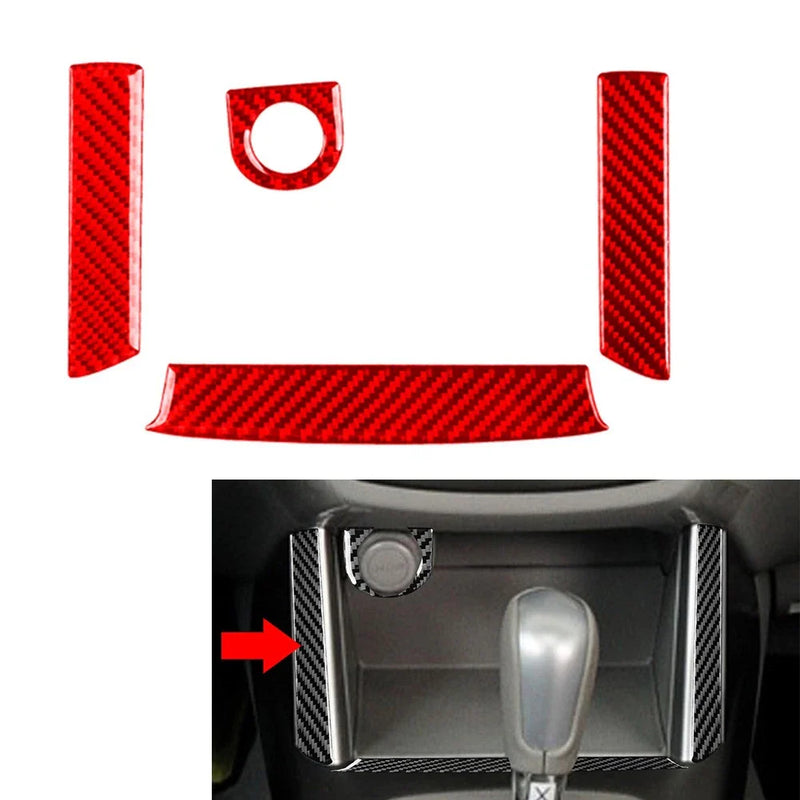 Subaru Forester Red Center Console Storage Panel Cover Trim (2009-2013)