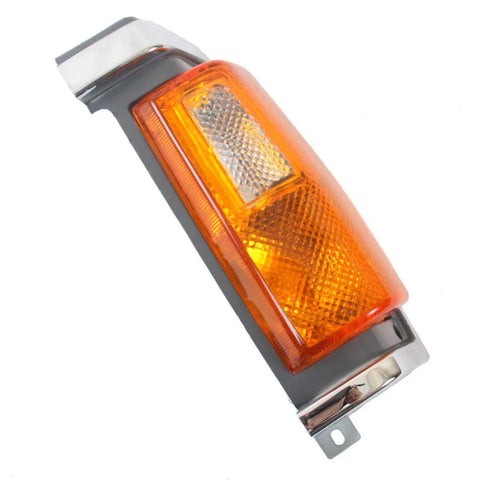 Corner Light Lamp Chrome Pair Fits Nissan Navara D21 Pickup Truck 1986-90 D05