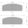 Subaru Liberty Rear Disc Brake Pad Set (1989 - 1999)