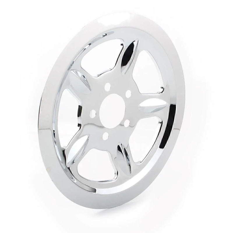 Harley Sportster XL883 XL1200 Chrome Rear Pulley Cover (2004-2023)