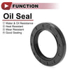 Rotary Shaft Seal 5 Pcs Nitrile 70 Durometer Rubber 40x60x7mm Black