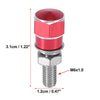 4pcs Universal Motorcycle License Plate Frame Bolts Screw CNC Aluminum Red