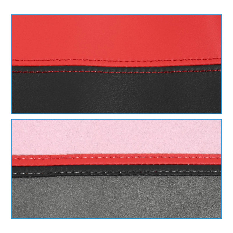 Honda Civic (2016-2020) Red with Red Line 8 Pcs Door Panel Armrest Covers