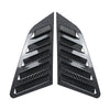 Audi A3 S3 2 x Carbon Look Rear Side Window Louvers (2021-2024)