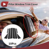 Toyota Venza (2009-2015) Black 10 Pcs Car Door Window Trim