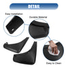 Jeep Renegade 2015-2020 - Includes Screws, Black Mudguards Fender Kit