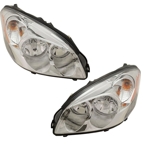 LH & RH Headlight For Buick Lucerne 2006-2011 Halogen w/