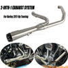 Harley Touring FLHTKL FLHTKSE FLHTCUI Exhaust System Muffler 2 Into 1 (2014-2023)