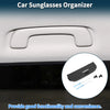 Toyota Prado Black Car Sunglasses Case Eyeglasses Holder (2021–2023)