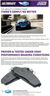 Liberty Ultimate Rear Disc Brake Pad Set (2003 - 2015)