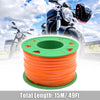 Universal 15M Universal 15M Motorcycle Silicone Fuel Pipe Tube Hose Orange