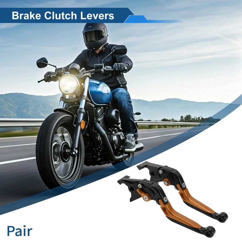 Brake Clutch Levers / Adjustable Short/Long / Kawasaki ZX7R/ZX7RR (1996–2003)