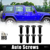 Jeep Wrangler CJ7 YJ TJ Tailgate Door Bolts 8pcs Car Screws (76-06)