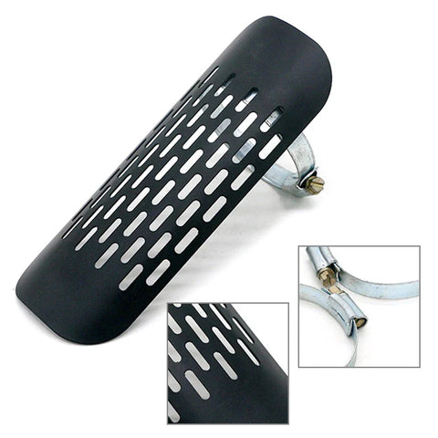 Universal Models Black Motorcycle Exhaust Muffler Pipe Heat Shield Cover