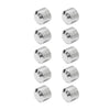Harley Twin Cam Dyna Softail Chrome 10 x Engine Cover Bolts Screw Caps CNC
